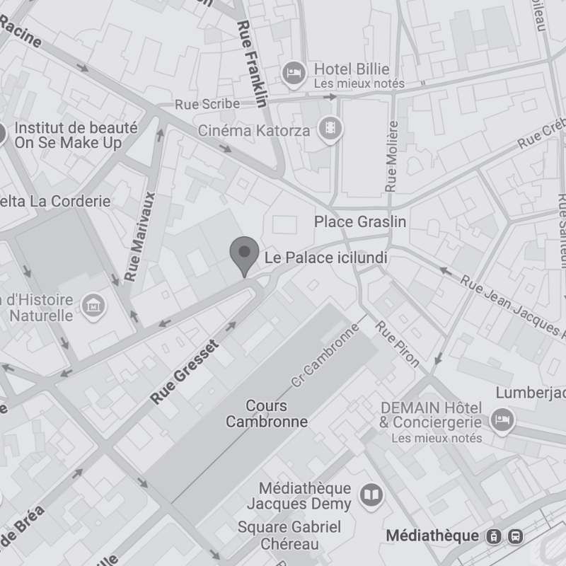 Carte Le Palace icilundi