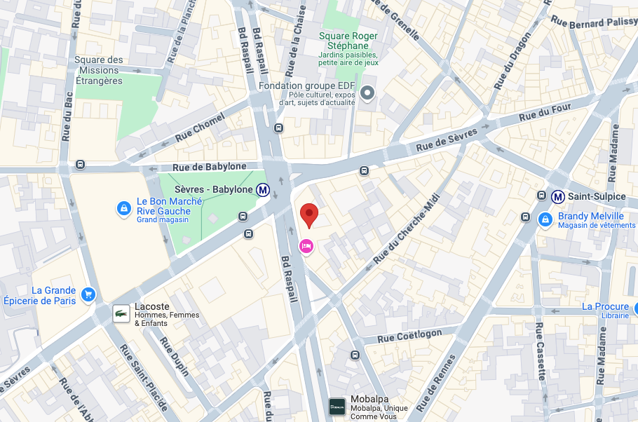 Lutetia - 45 boulevard Raspail – 75006 PARIS